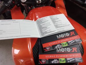 MOTO-R szervizkönyv